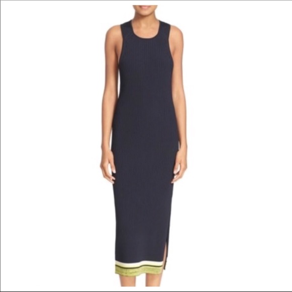 RAG & BONE KNIT RACERBACK MIDI DRESS - Picture 6 of 6